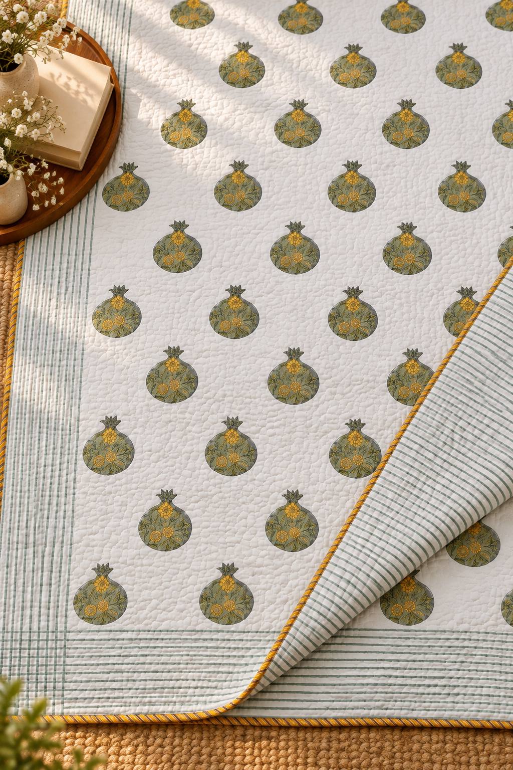 Anara Quilted Bedcover Set