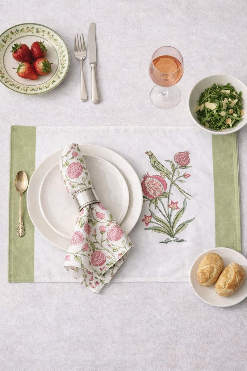 Block Print Table linen