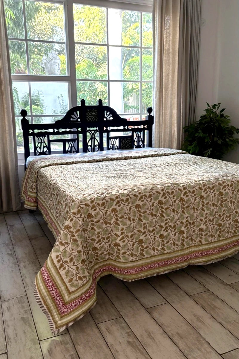 Botanica Block Print Quilt