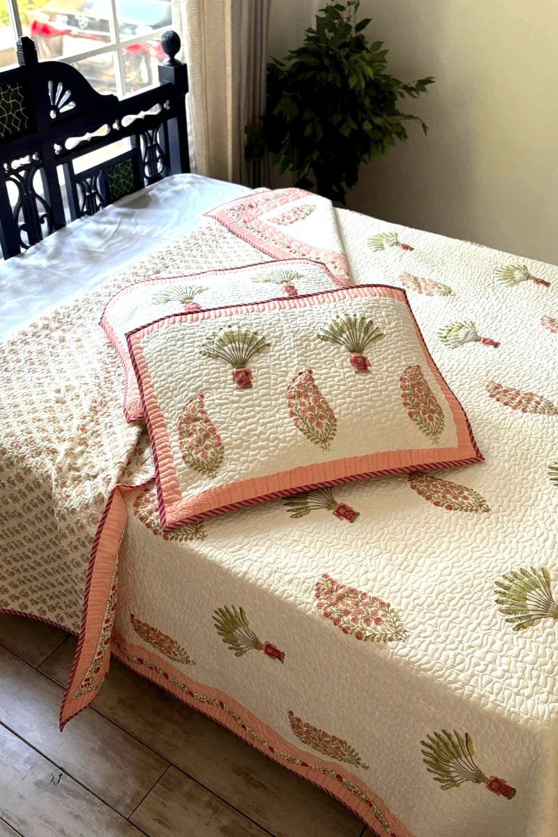 Jaipur Block Prints, Block print bedding, Quilted Bedcovers Jaipur, Quilts