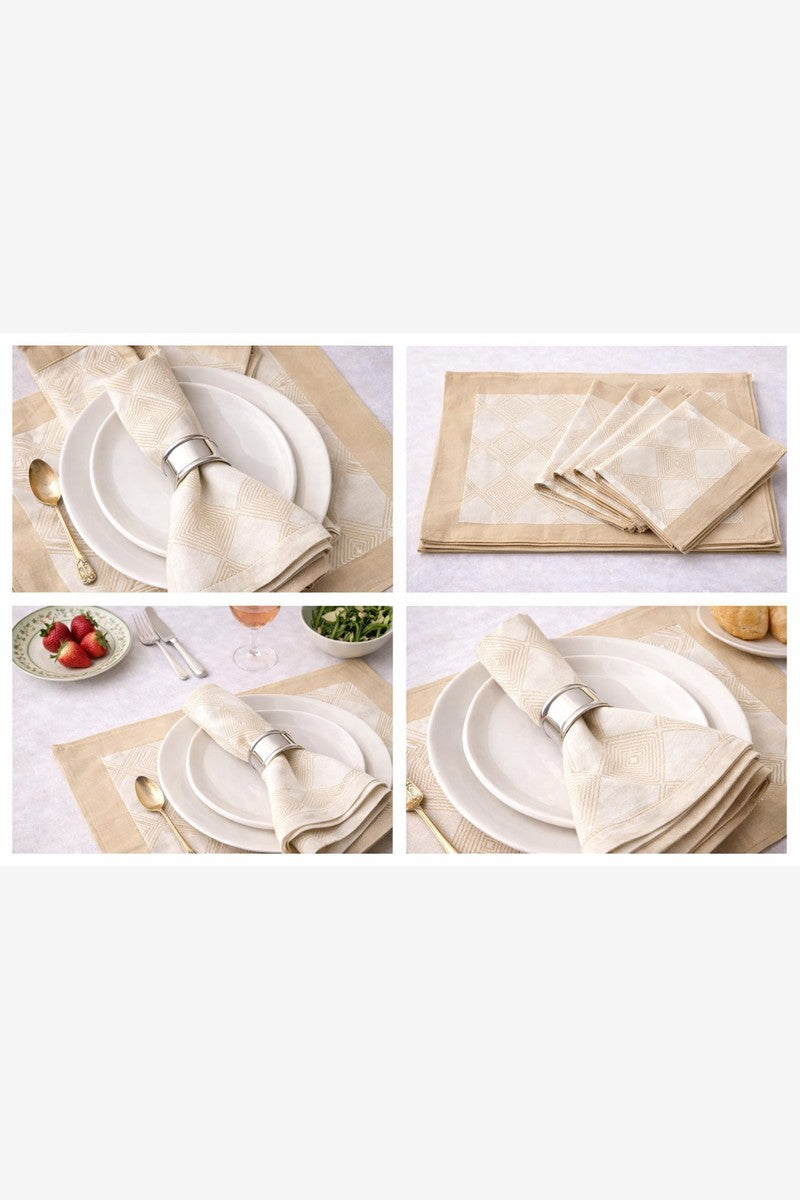 Desert Placemat & Napkins Set