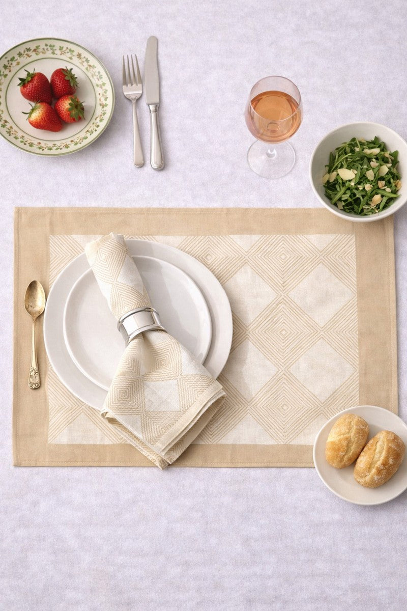 Desert Placemat & Napkins Set