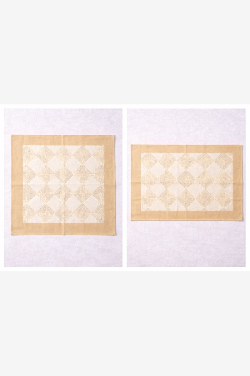 Desert Placemat & Napkins Set