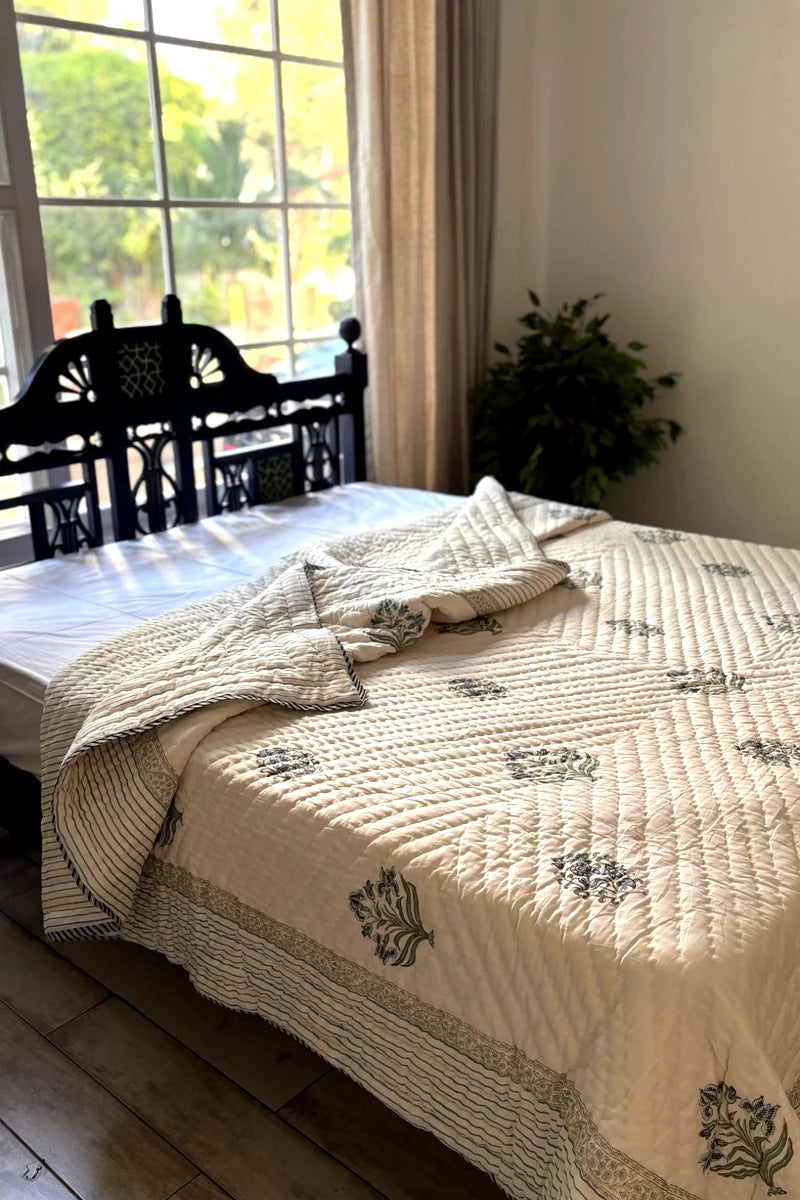 Jamina Block Print Quilt