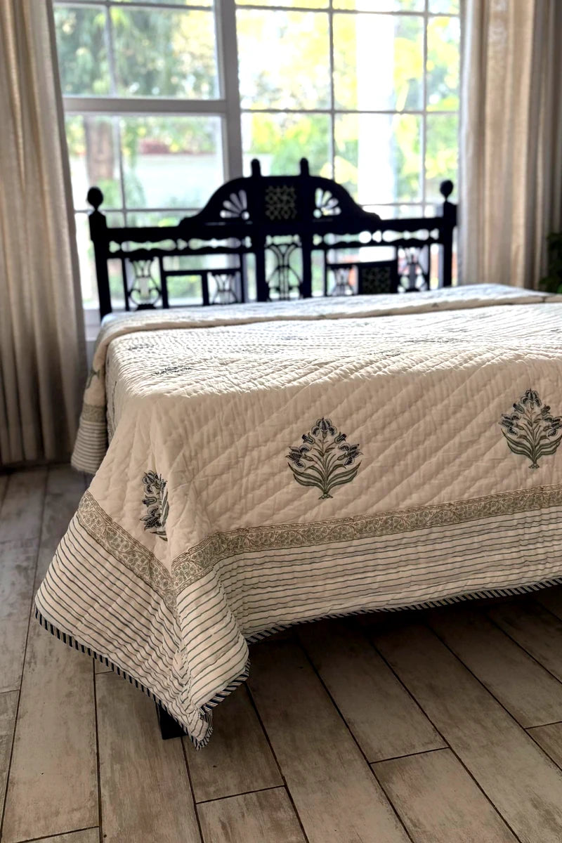 Jamina Block Print Quilt