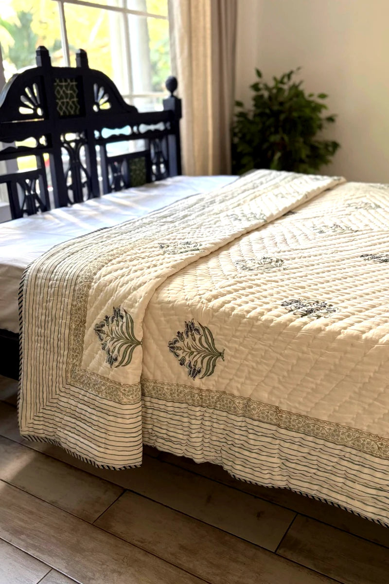 Jamina Block Print Quilt