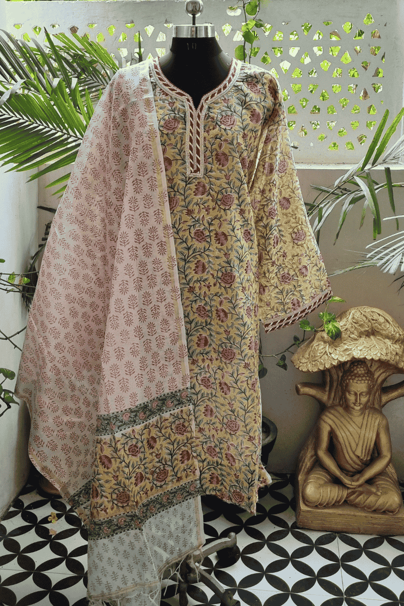 Kadara Chanderi Suit Set