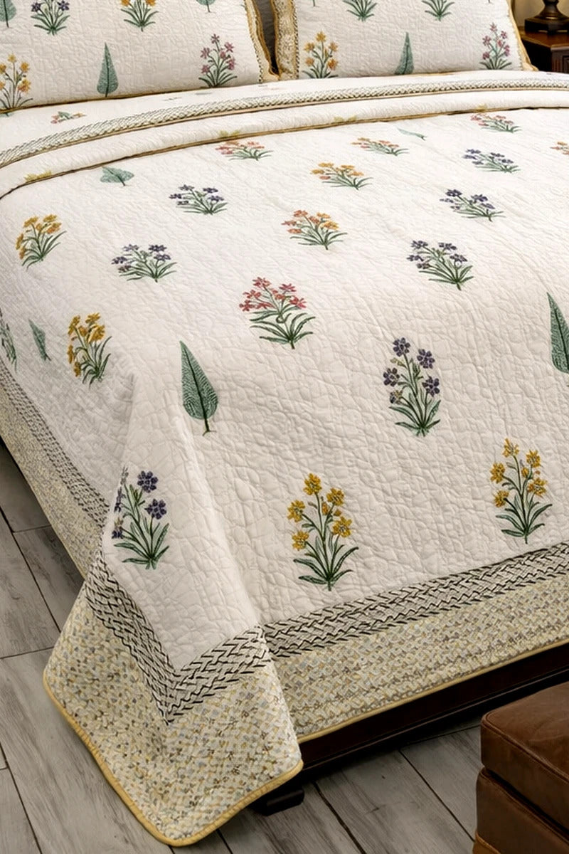 Block print bedding, Quilted Bedcovers Jaipur, Quilts