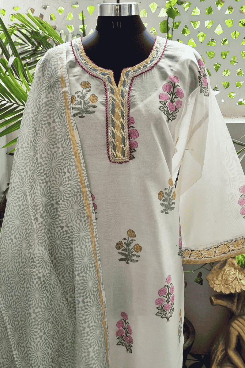 Livna Chanderi Suit Set