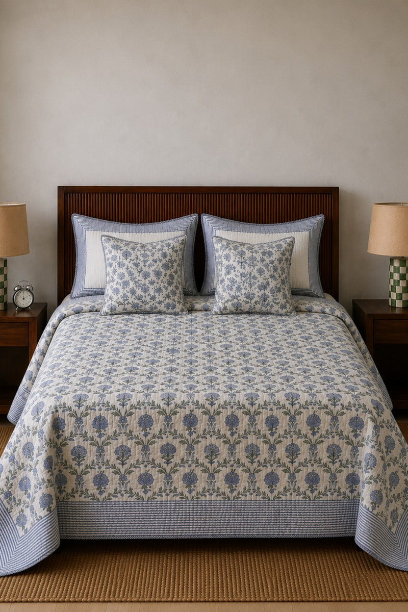 Cotton Quilted Bedspread