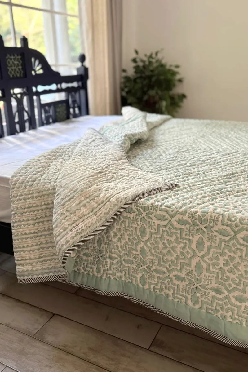 Morocco Block Print Quilt