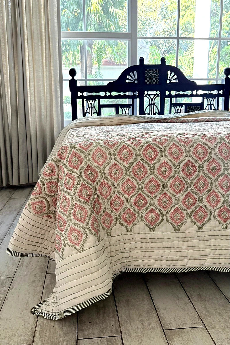 Namya Block Print Quilt