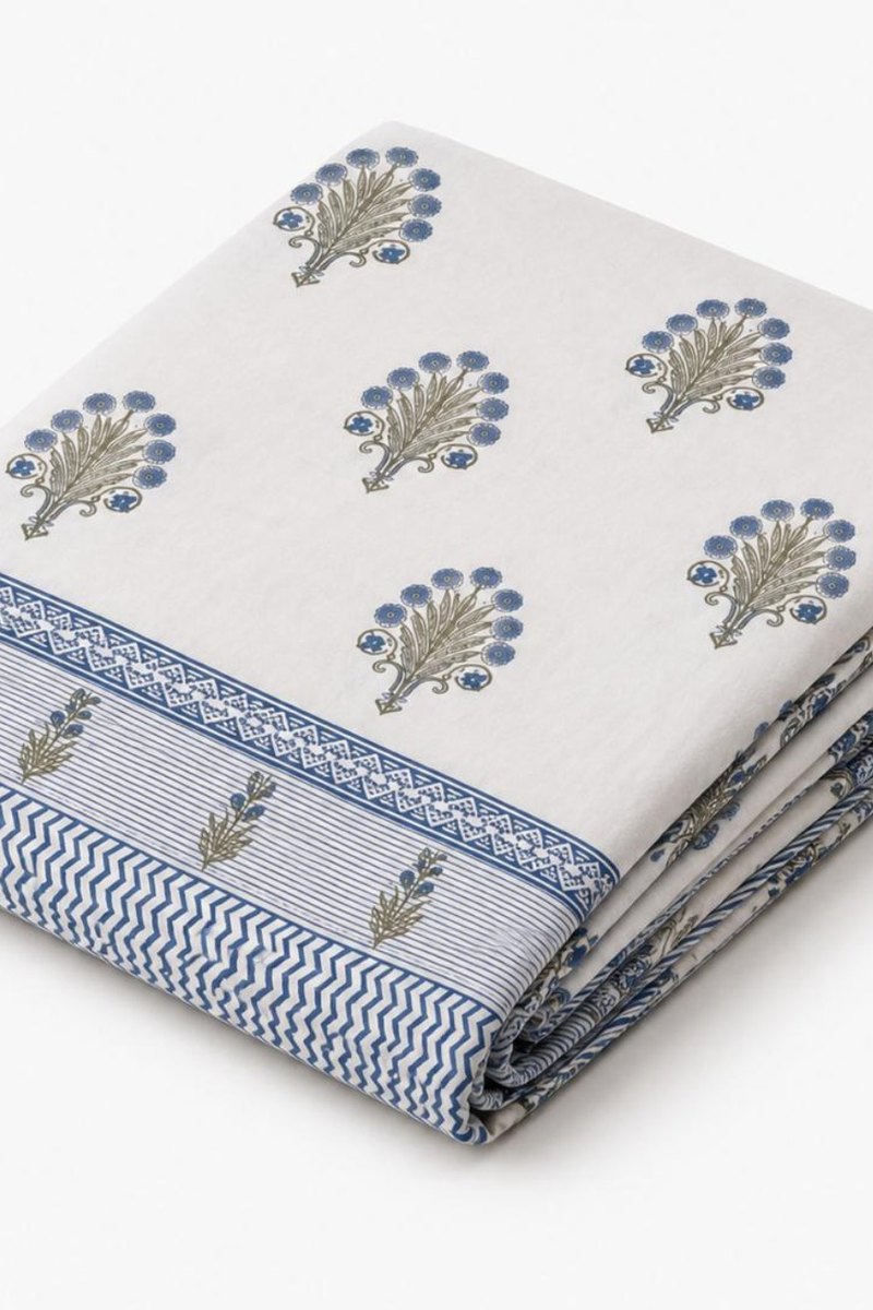 Block Print Dohar Single Bed