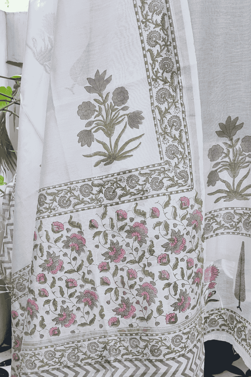 Nimar Chanderi Suit Set