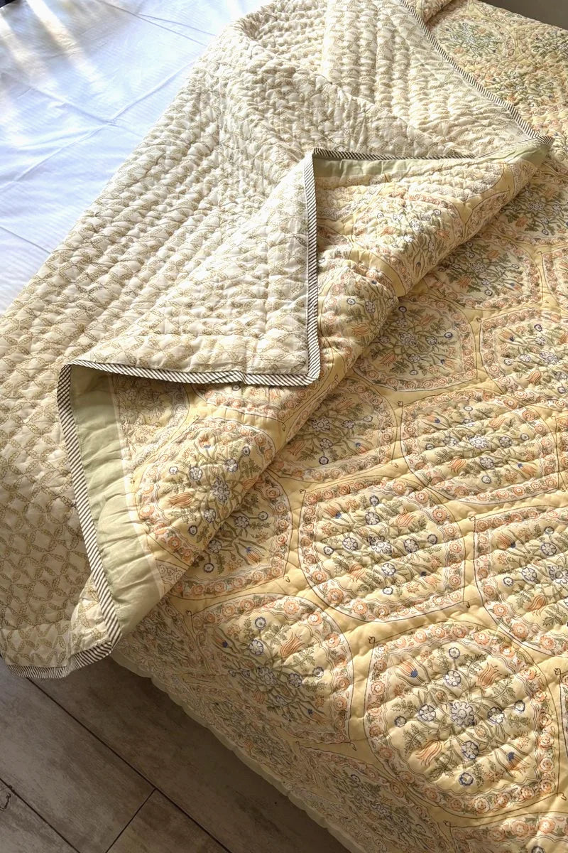 Palace Block Print Quilt