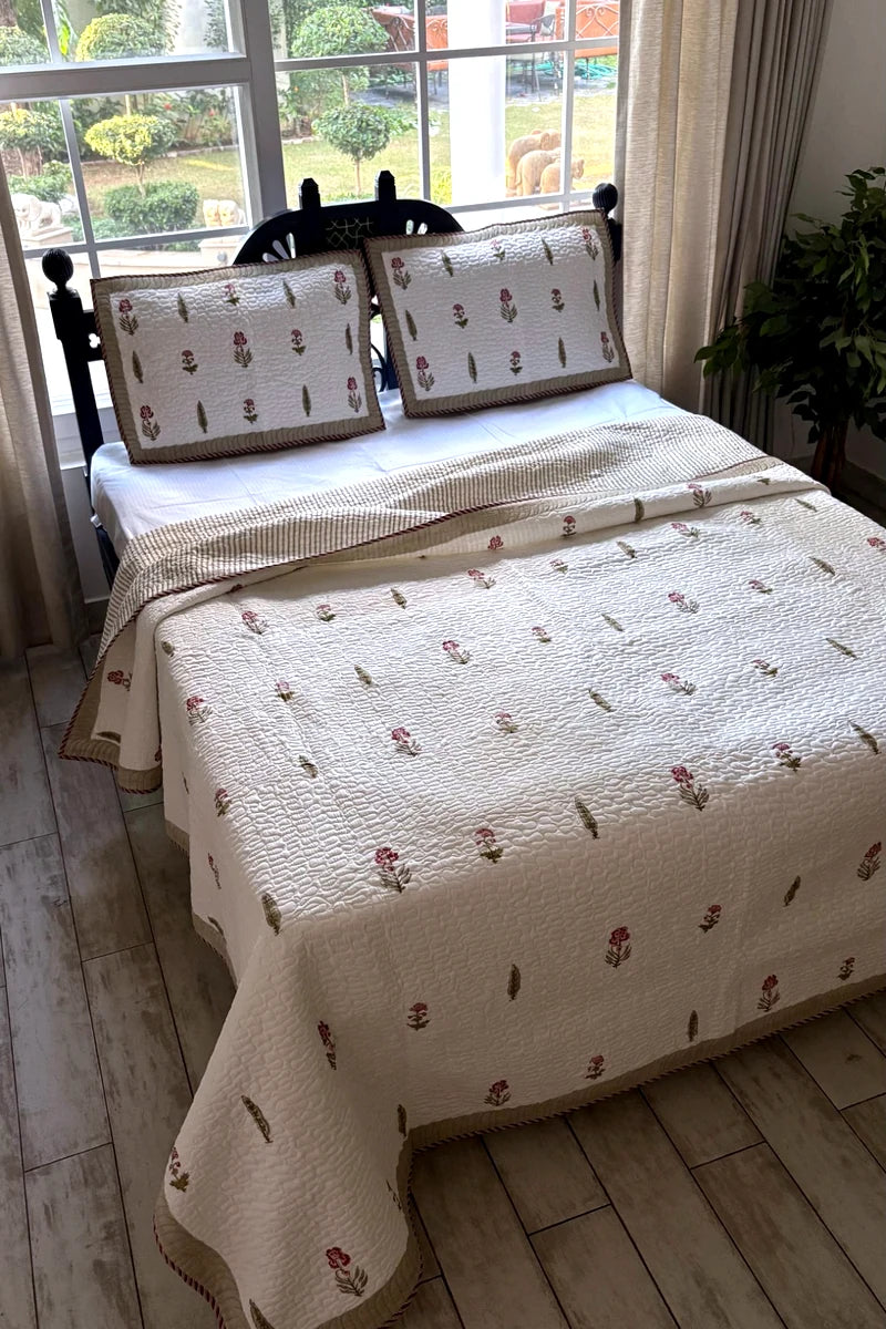 Jaipur Block Prints, Block print bedding, Quilted Bedcovers Jaipur, Quilts