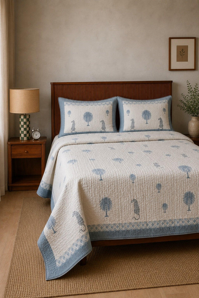 Cotton Quilted Bedspread
