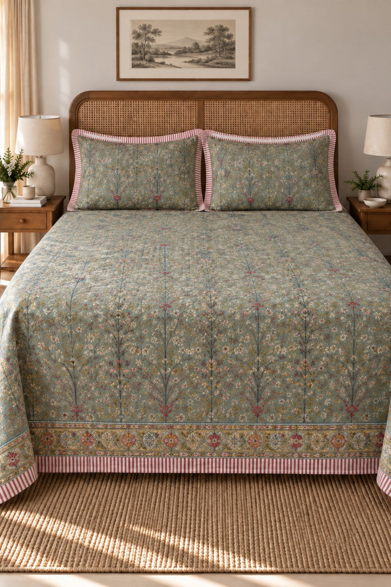 Rustic Gardenia Bedsheet Set