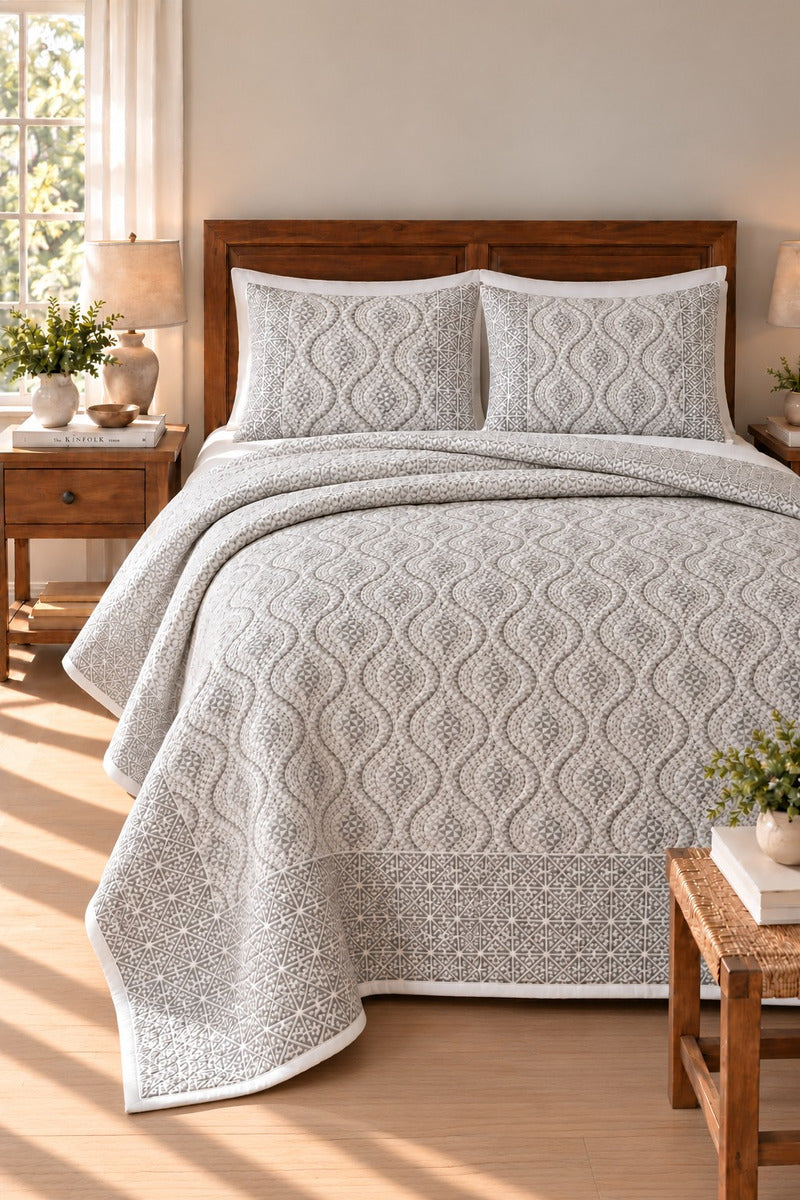 Sahar Manara Quilted Bedcover Set