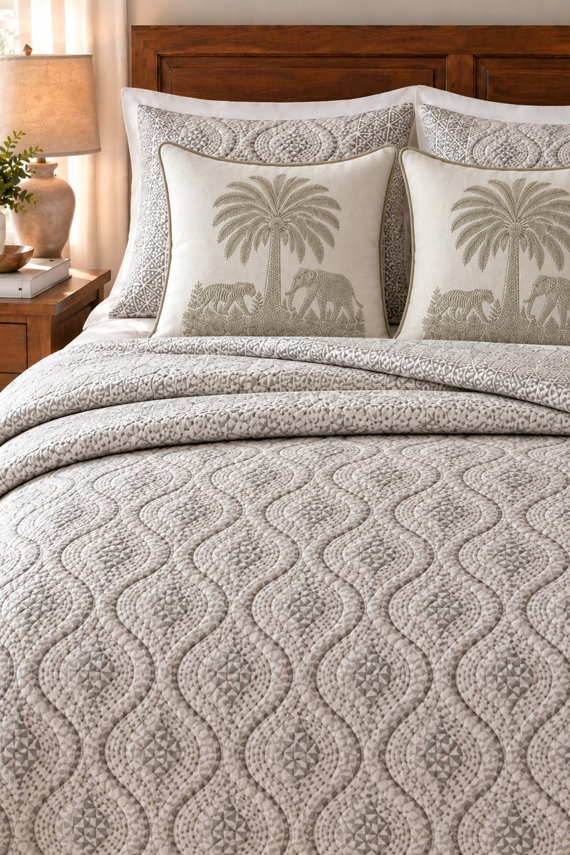 Sahar Manara Quilted Bedcover Set