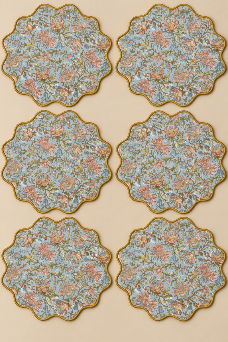 Salaar Scallop Placemats (Set of 6)