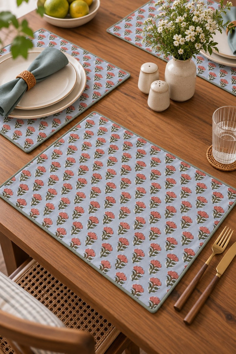 Seekar Floral Reversible Placemat (Set of 6)