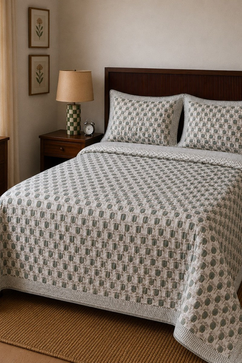 Sidra Quilted Bedcover Set