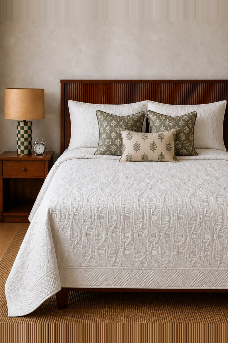 Solid Bedcover Set