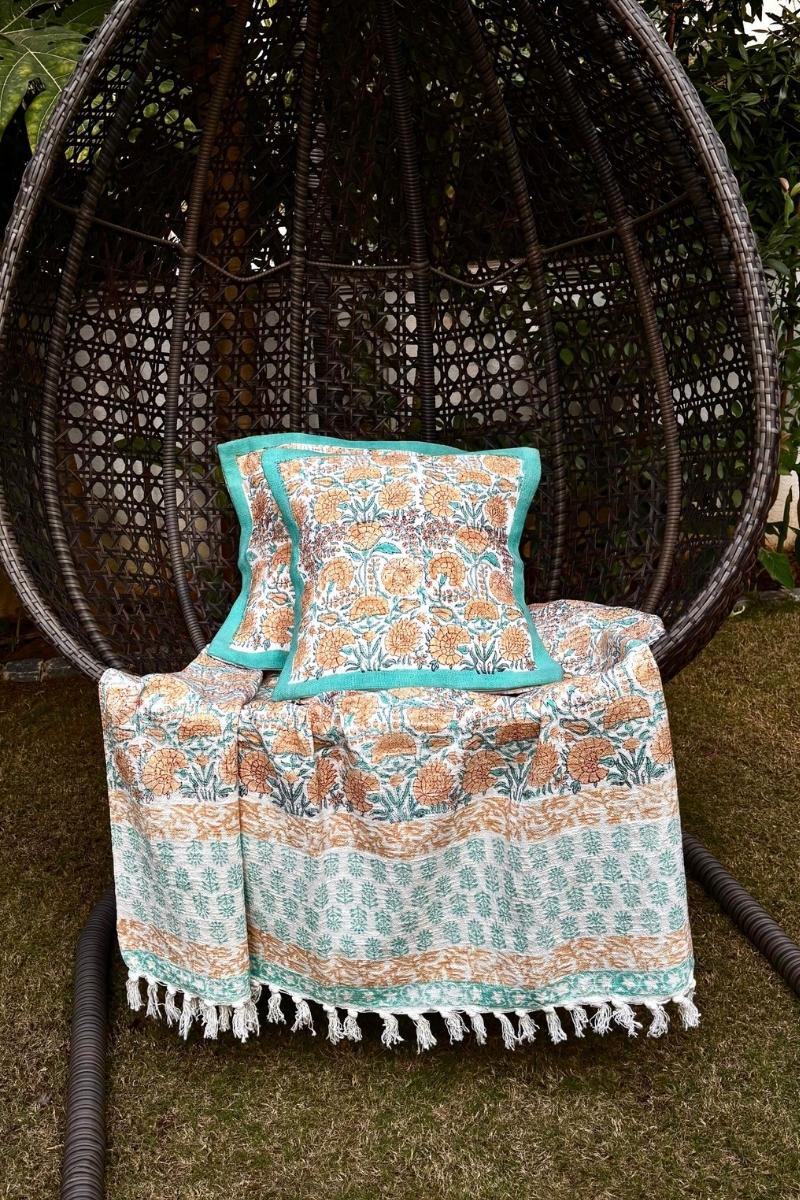 Sunlit Throw & Cushions Set