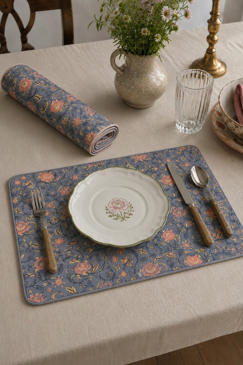 Supra Floral Reversible Placemats (Set of 6)