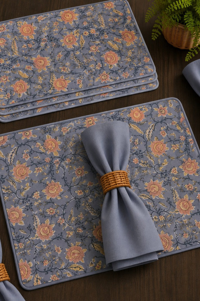 Supra Floral Reversible Placemats (Set of 6)