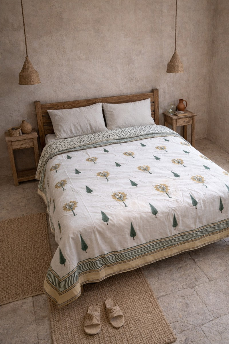 Vriksha Block Print Dohar