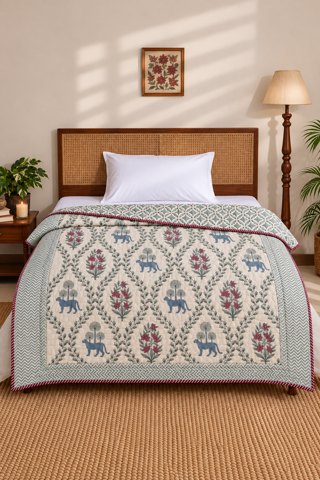 Cheetah Single Quilt (Set of 2)