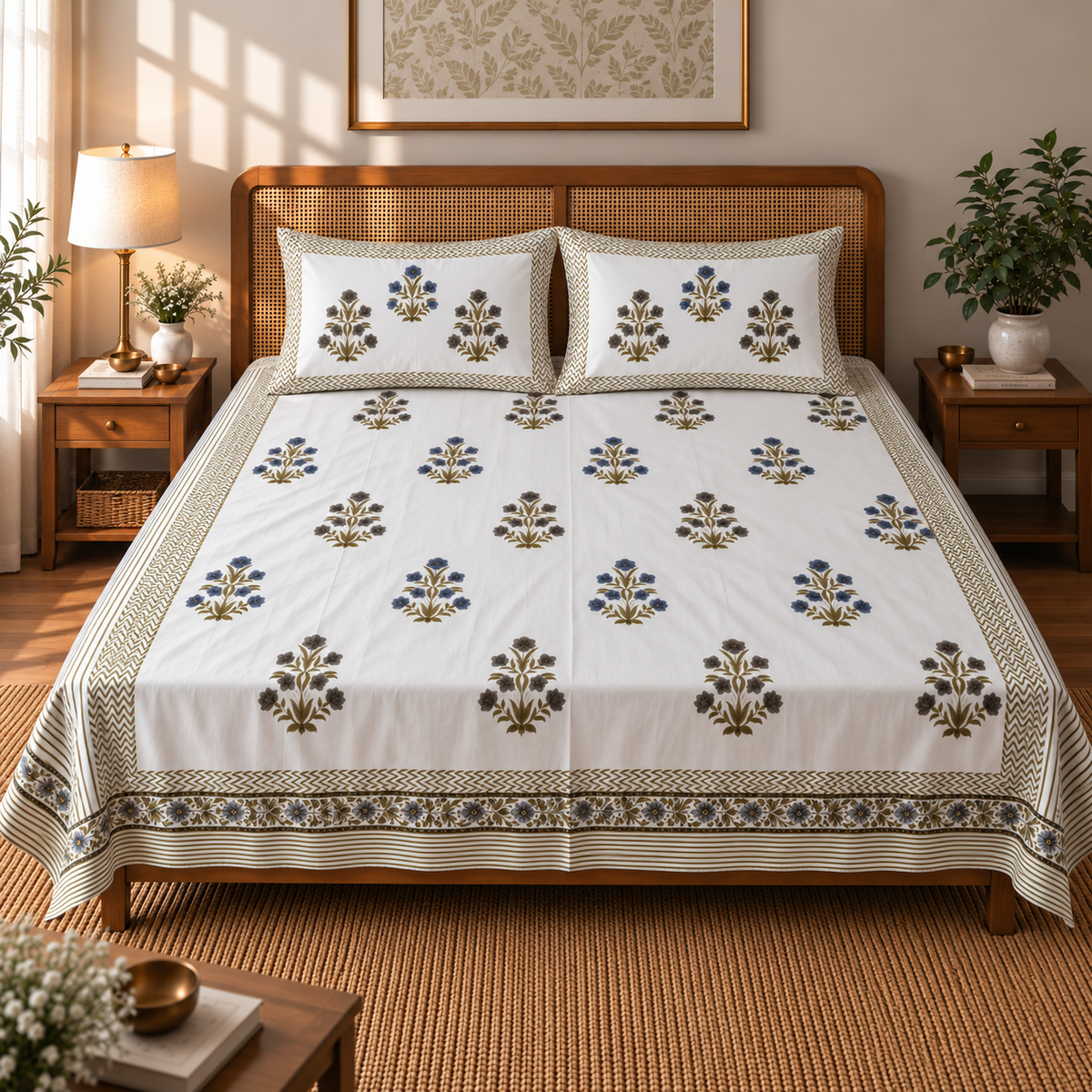 Olive Bagh Bedsheet Set