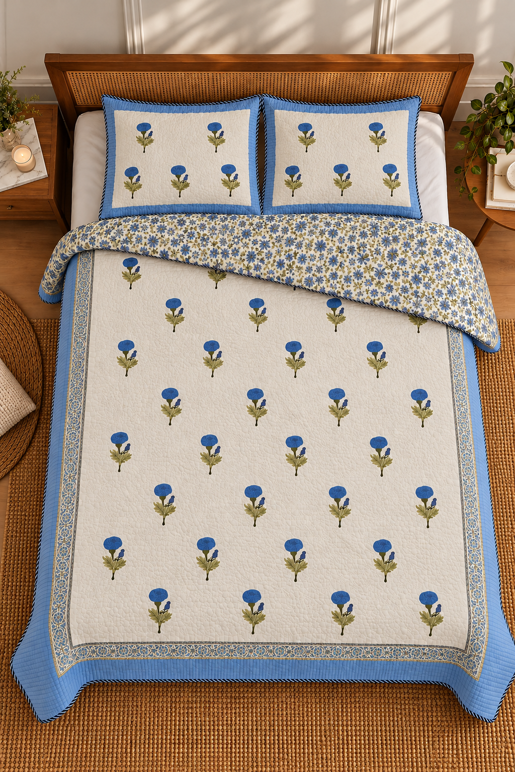Panjim Quilted Bedcover Set