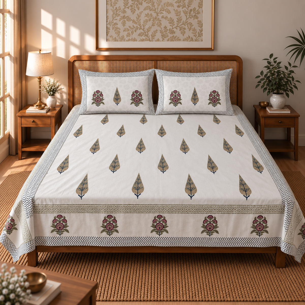 Hydra Pines Bedsheet Set