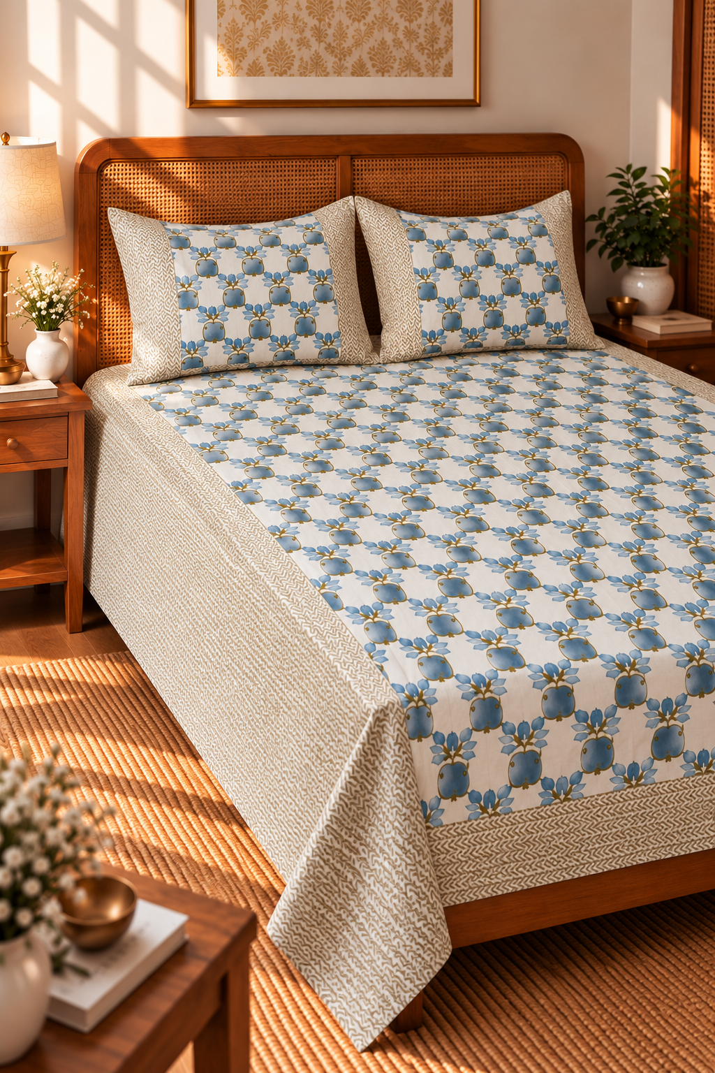 Nahar Van Bedsheet Set