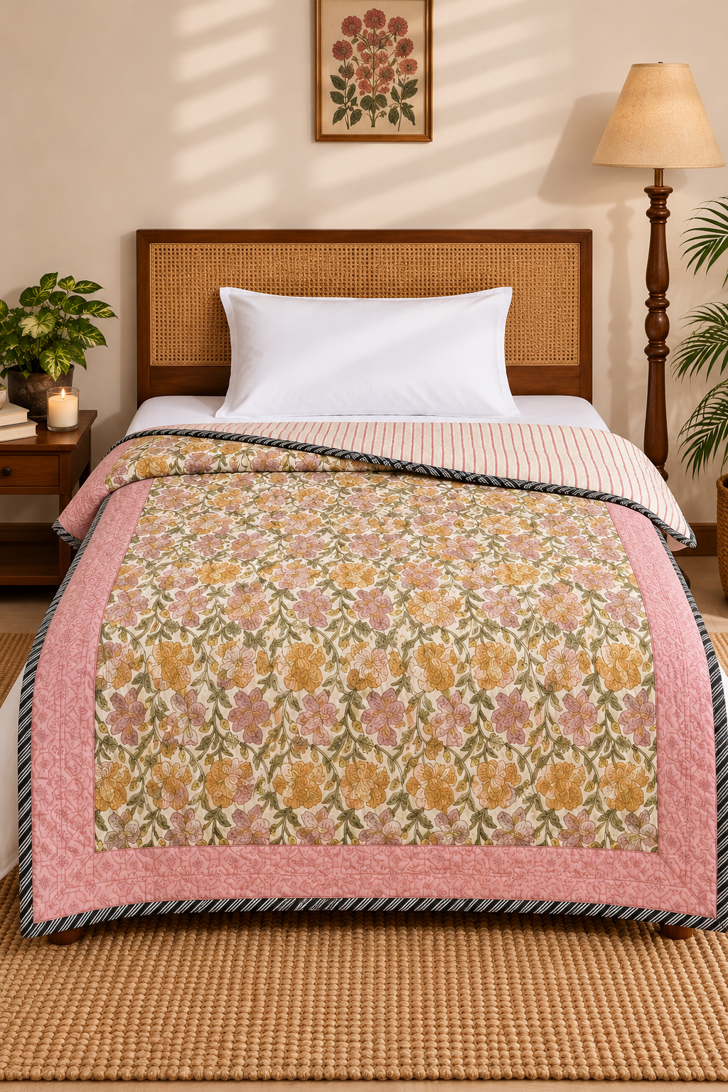 Savir Print Single Quilt (Set of 2)