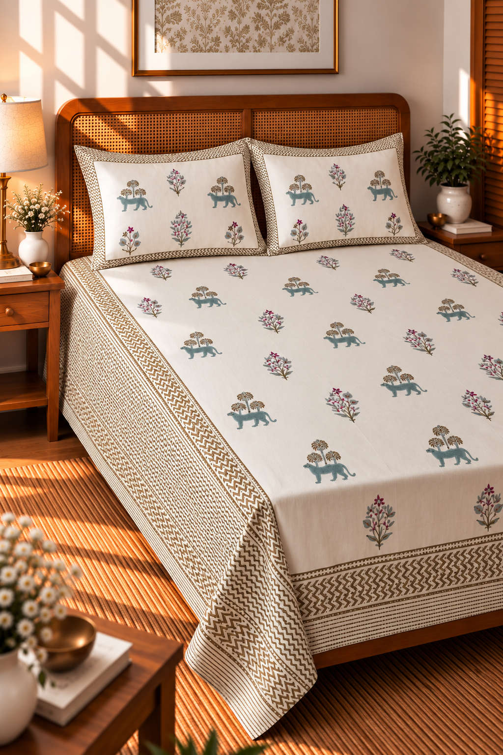 Sandar Fauna Bedsheet Set