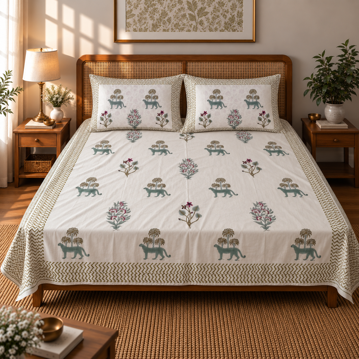 Sandar Fauna Bedsheet Set