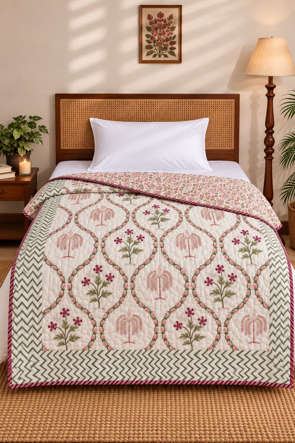 Sirohi Print Single Quilt (Set of 2)