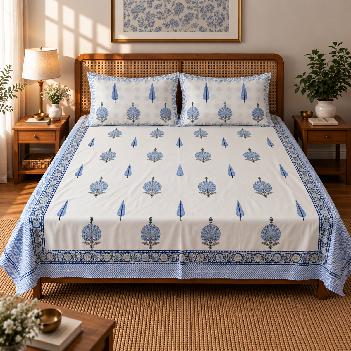 Neel Maurya Bedsheet Set