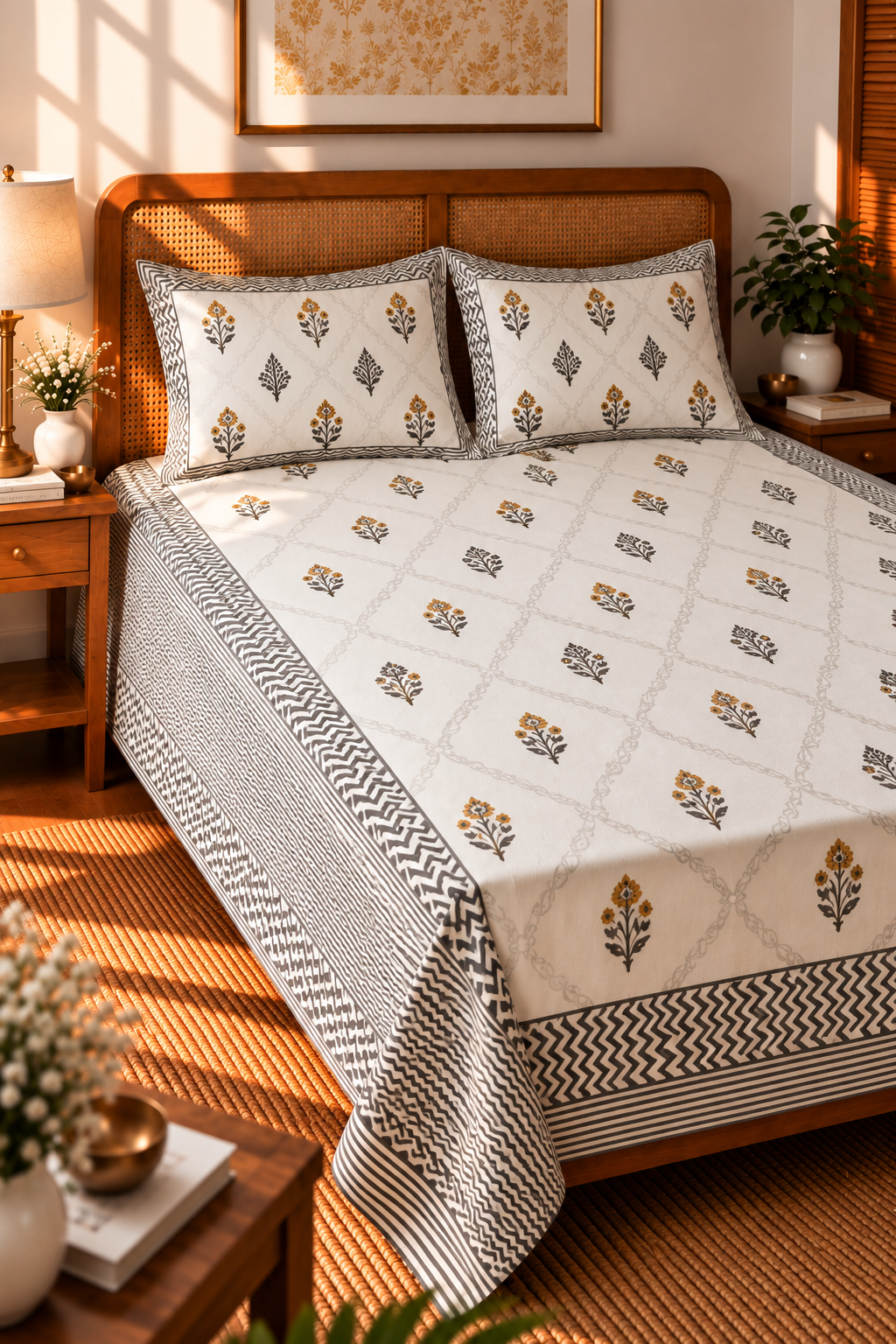 Tuli Bagh Bedsheet Set