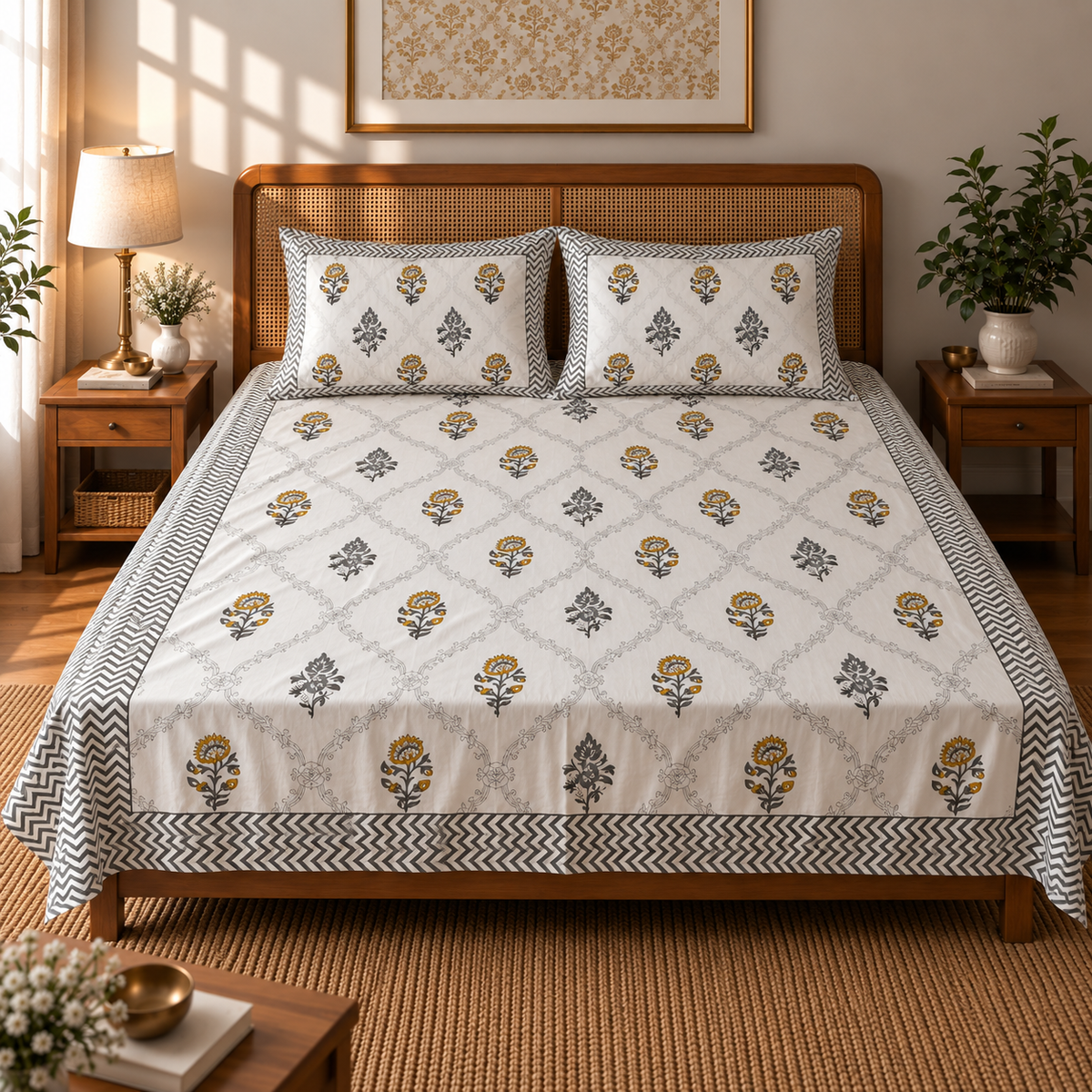 Tuli Bagh Bedsheet Set