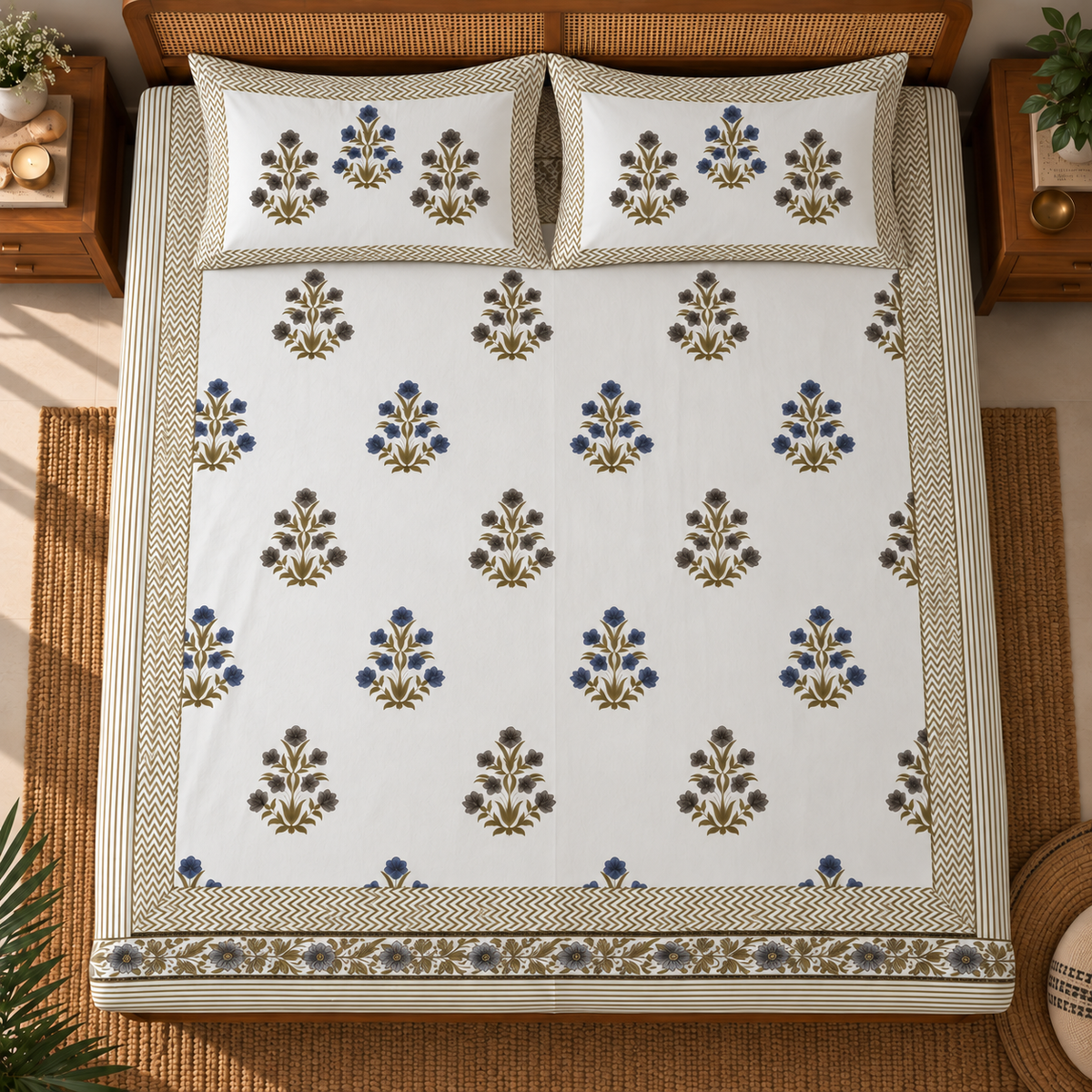 Olive Bagh Bedsheet Set