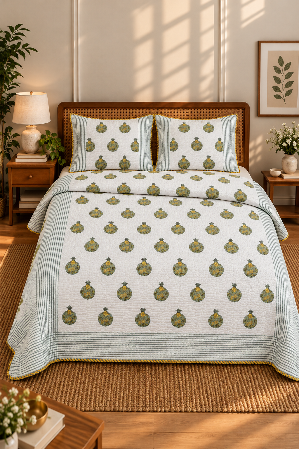 Anara Quilted Bedcover Set