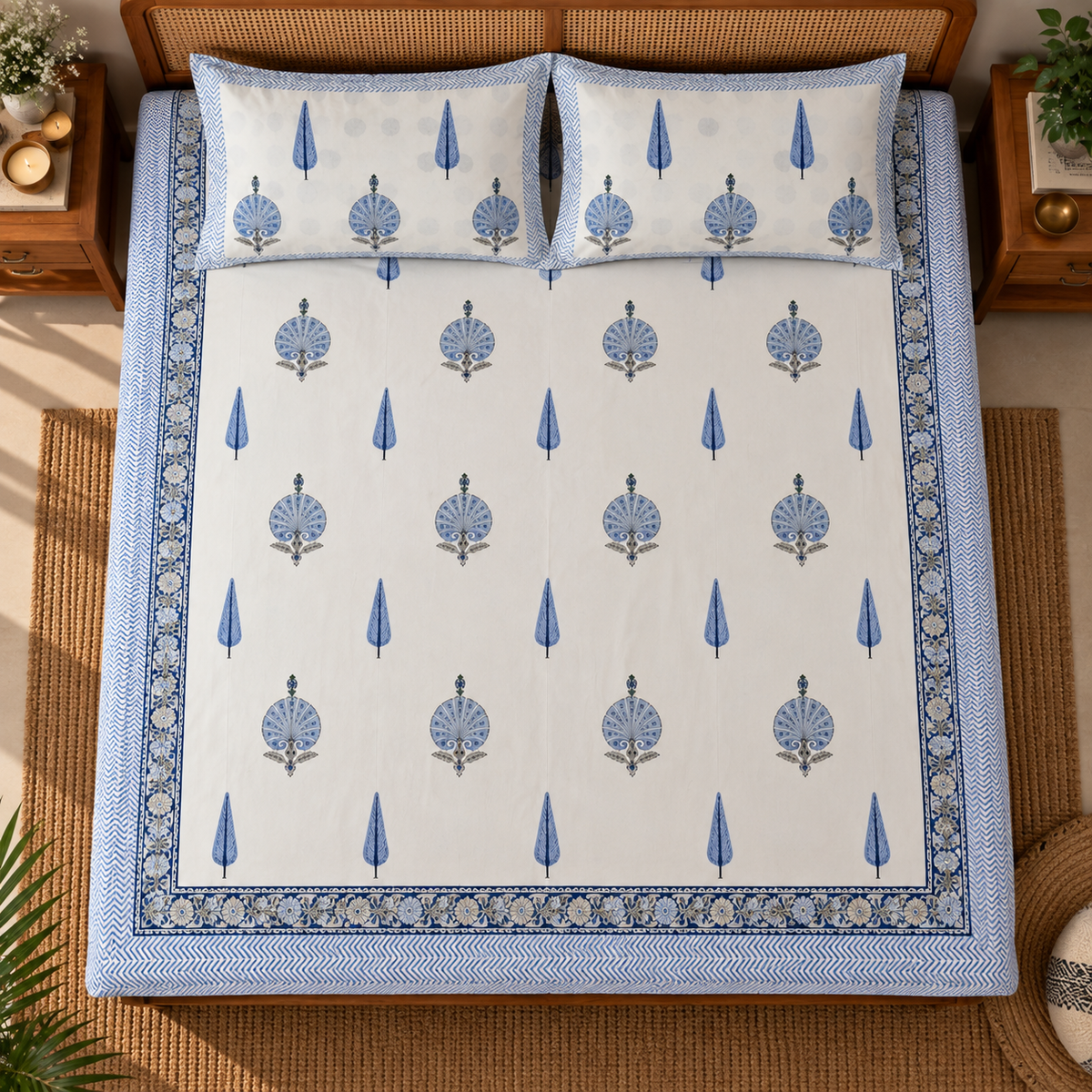 Neel Maurya Bedsheet Set