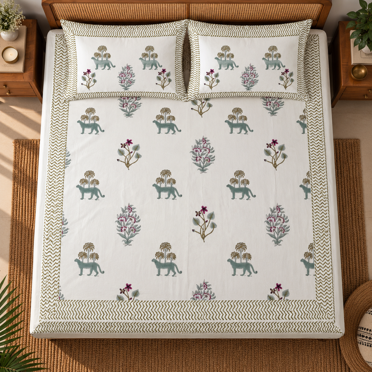 Sandar Fauna Bedsheet Set