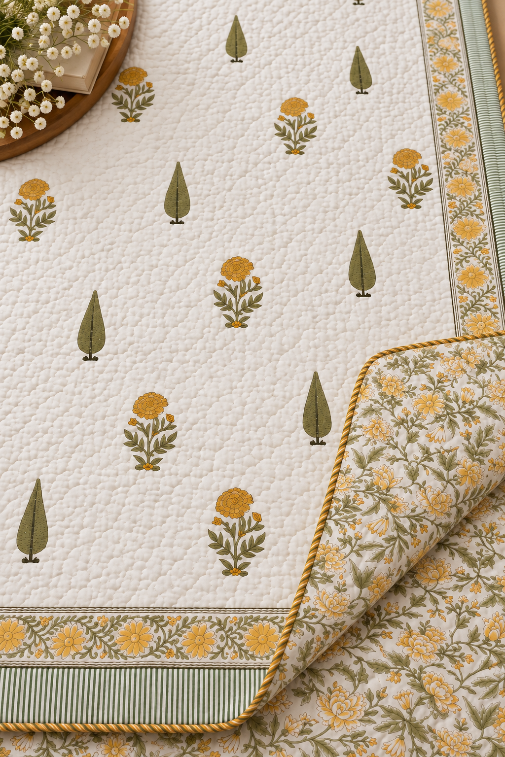 Pinemark Quilted Bedcover Set