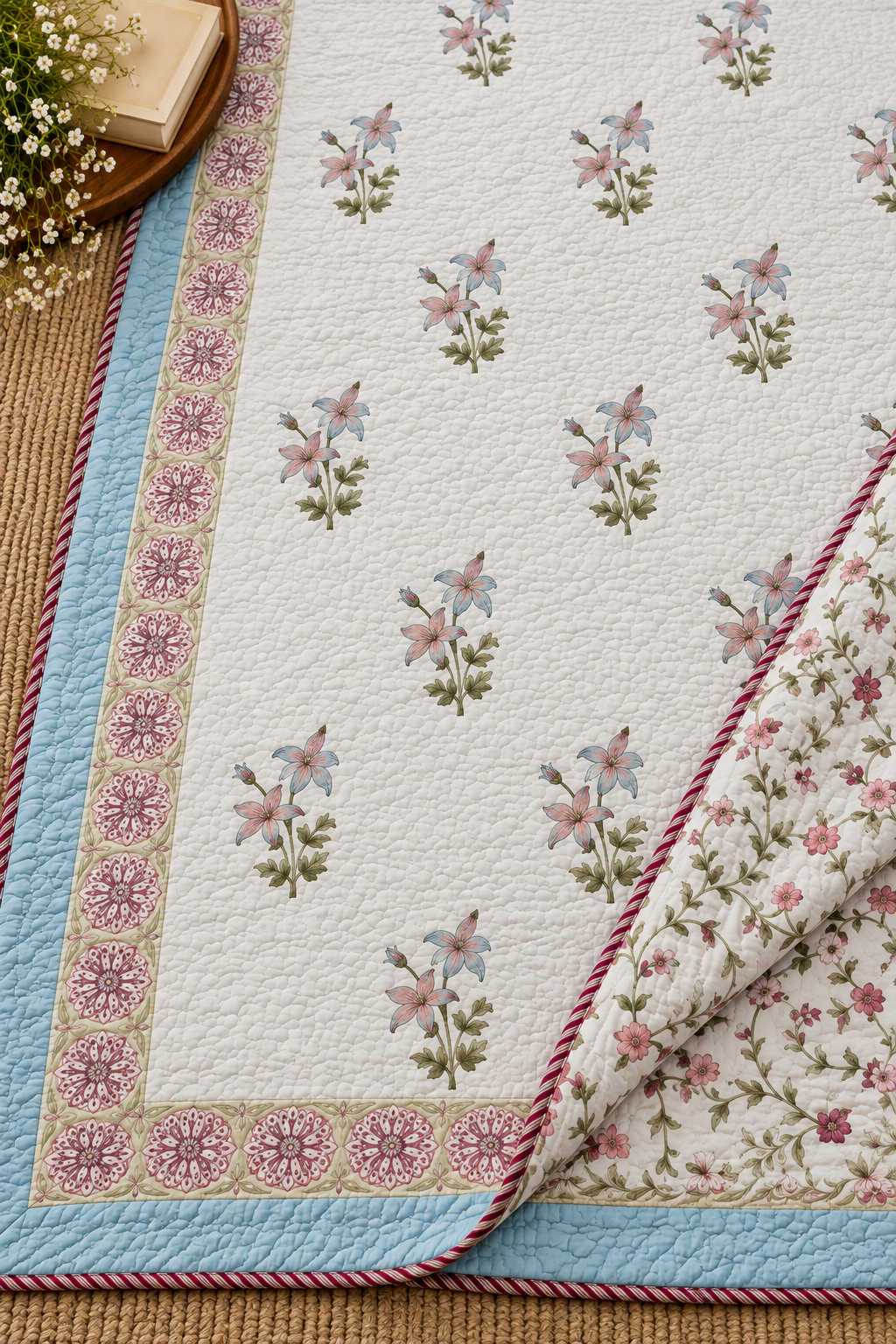 Dahila Quilted Bedcover Set